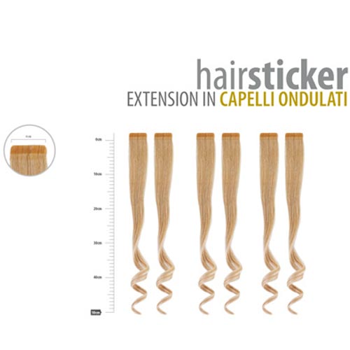 HAIRSTICKER: EXTENSIÓN DE CABELLO ONDULADO - DIBIASE HAIR